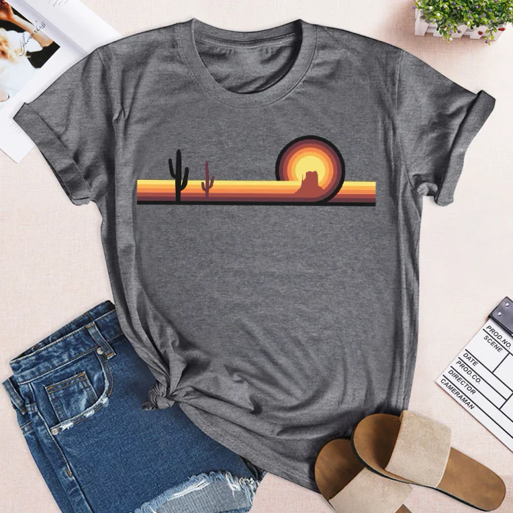 PSL-Nature Lover-Desert Sunset Classic  T-shirt Tee -02822