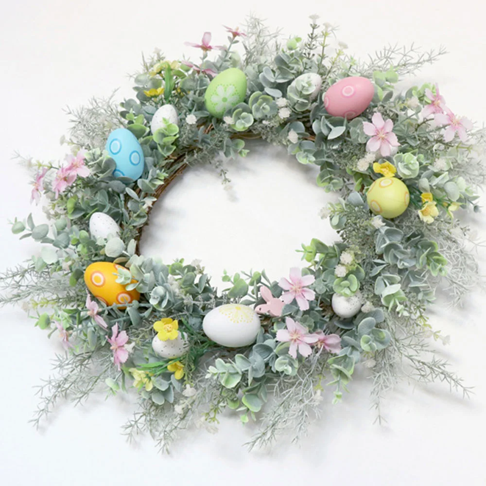 Easter Egg Decoration Simulation Plant Wreath