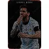 (Multi Style) &eacute;toile de football - Panneaux en &eacute;tain m&eacute;tallique(30*40cm)