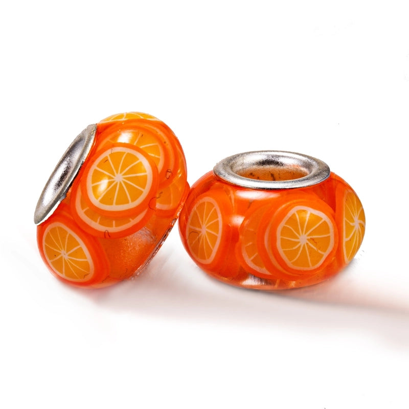 10 PCS/Package Arylic Color Block Beads