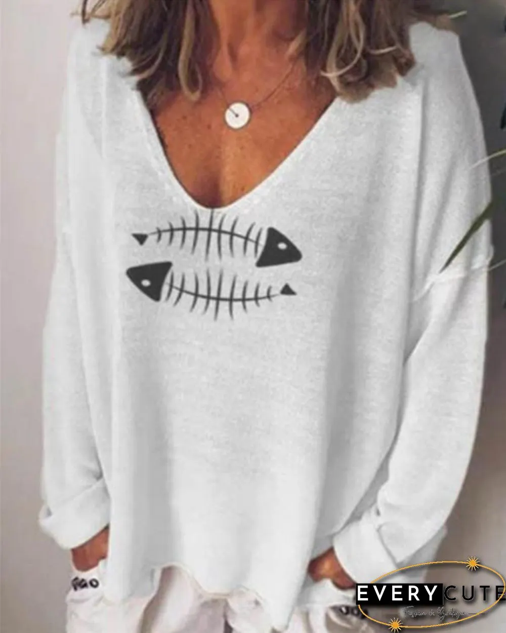 Summer Solid Women  Casual V Neck Holiday Tops