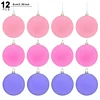 12PCS Christmas's Tree 6CM Velvet Decor Hanging Balls Set