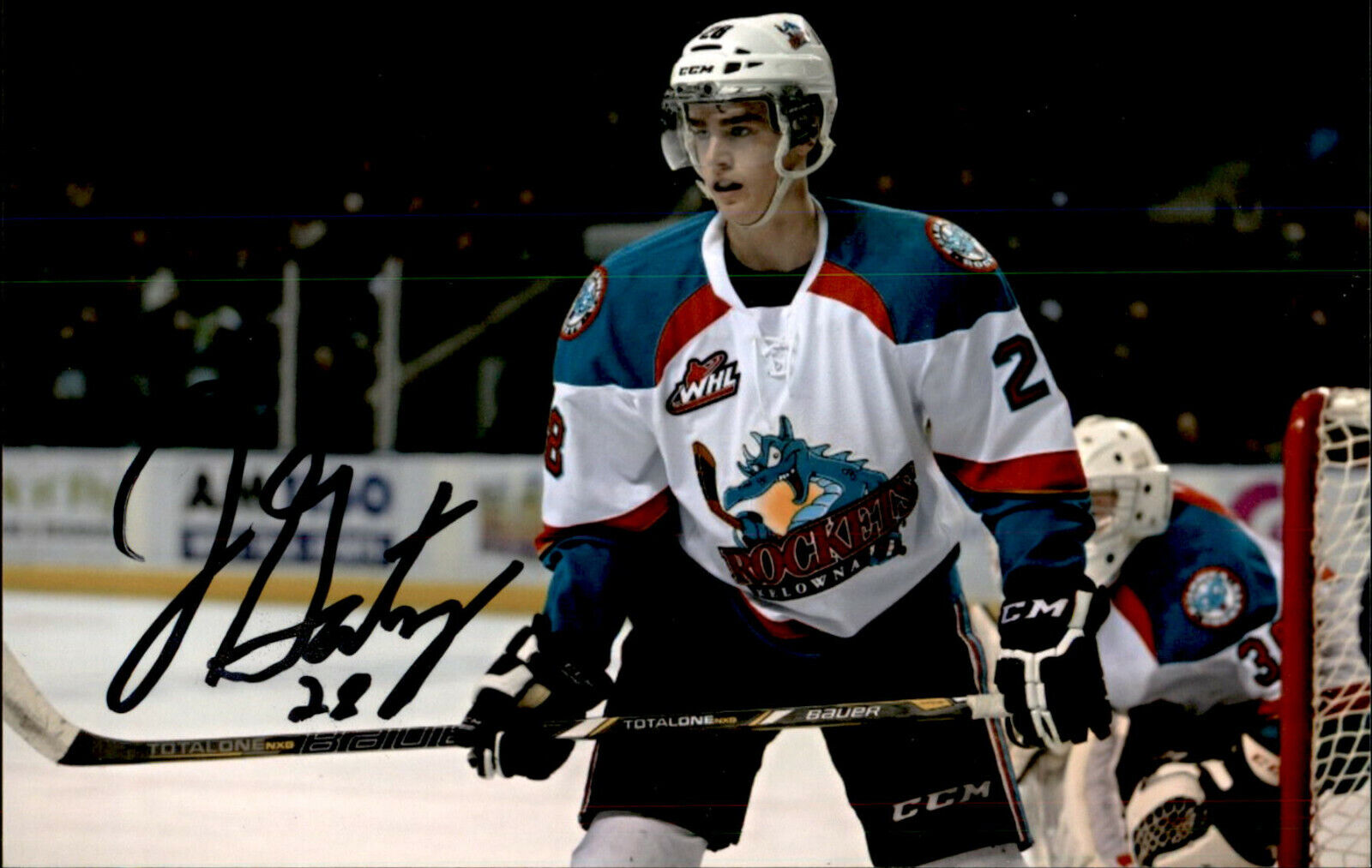 Joe Gatenby SIGNED 4x6 Photo Poster painting KELOWNA ROCKETS #3