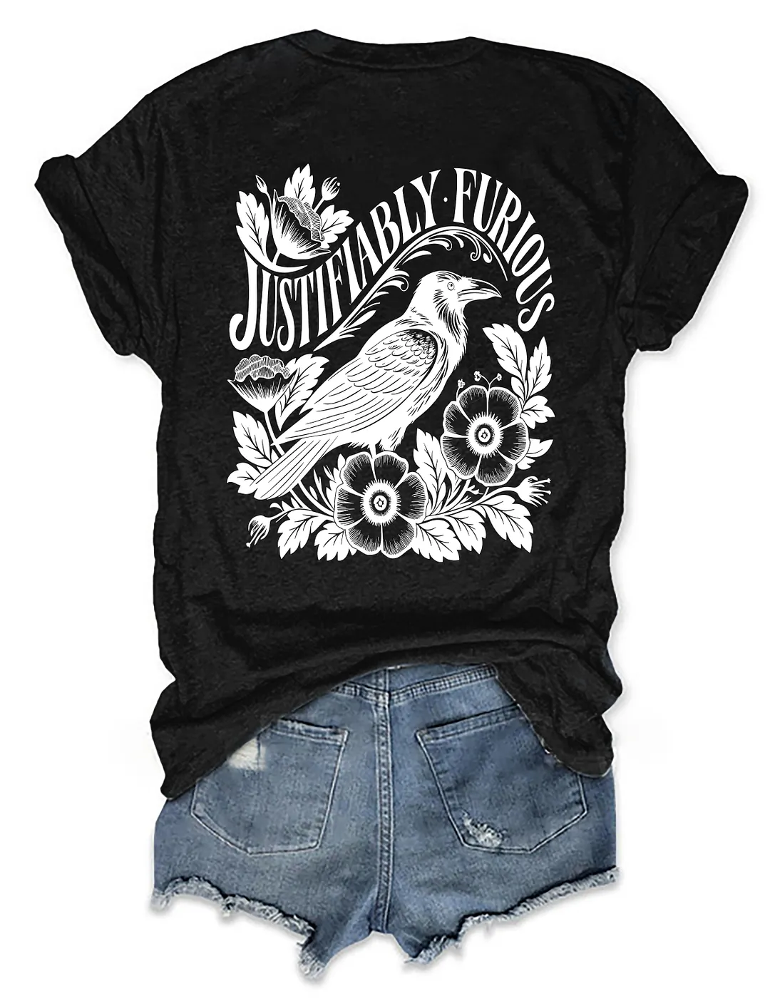 Justifiably Furious Raven T-shirt