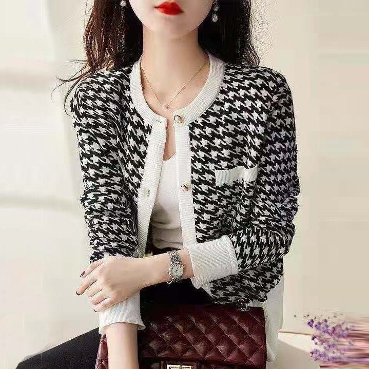 As Picture Vintage Crew Neck Outerwear QueenFunky