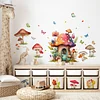 Cute Cartoon Mushroom Home Wall Sticker Kids Room Decor