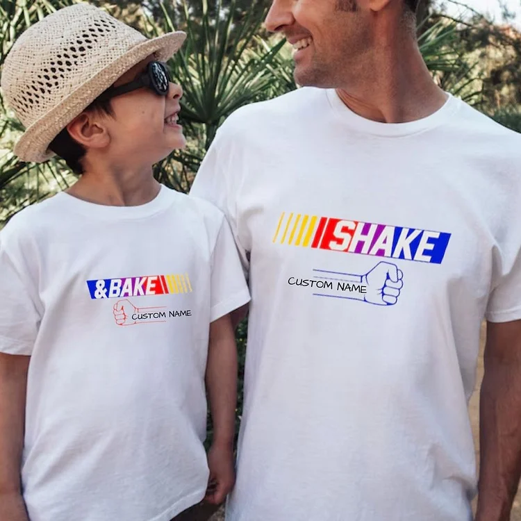 Dad and Baby Matching Shirts,Shake and Bake Shirts,Father Son Tshirt,Daddy and Me Outfits,Fathers Day T-Shirts,Fathers Day Gift