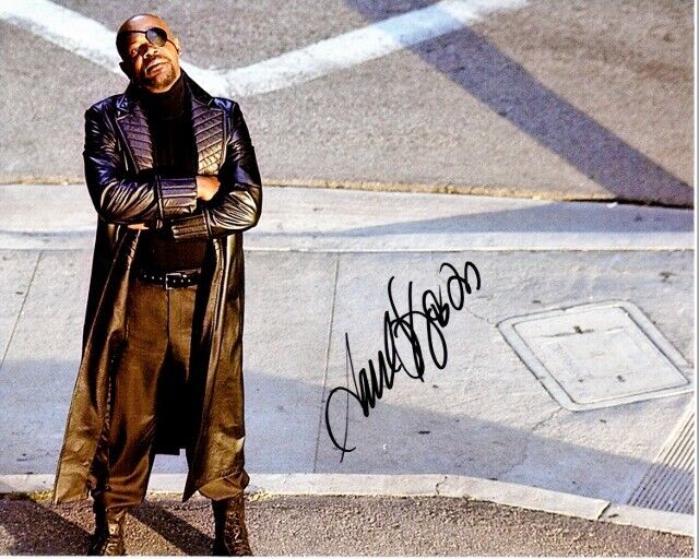 Samuel L. Jackson Signed - Autographed Avengers - Nick Fury 8x10 inch Photo Poster painting