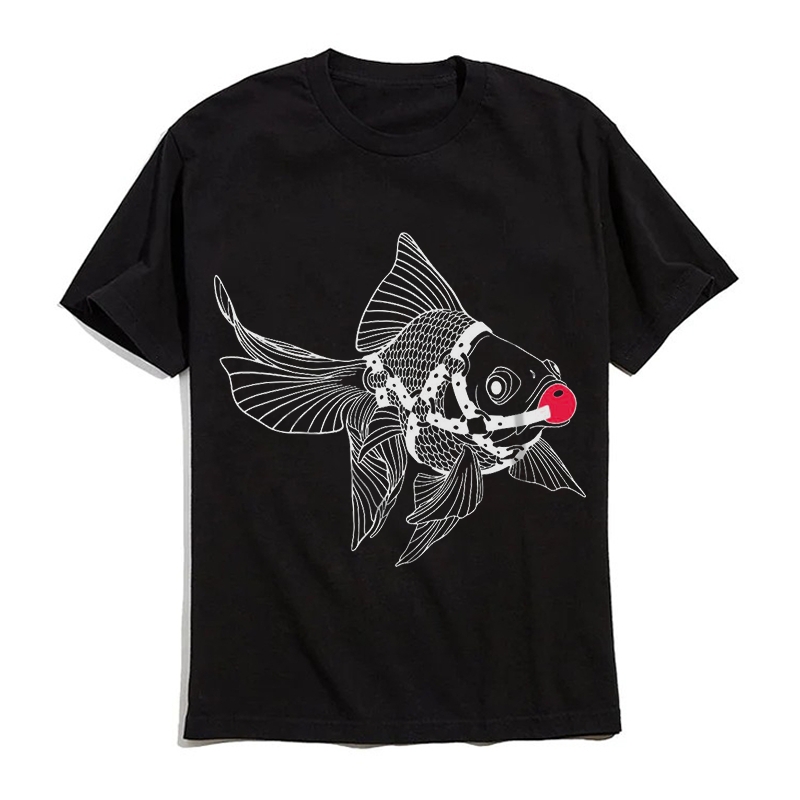  Bundled Goldfish SM T-shirt Unisex Graphic Tee 
