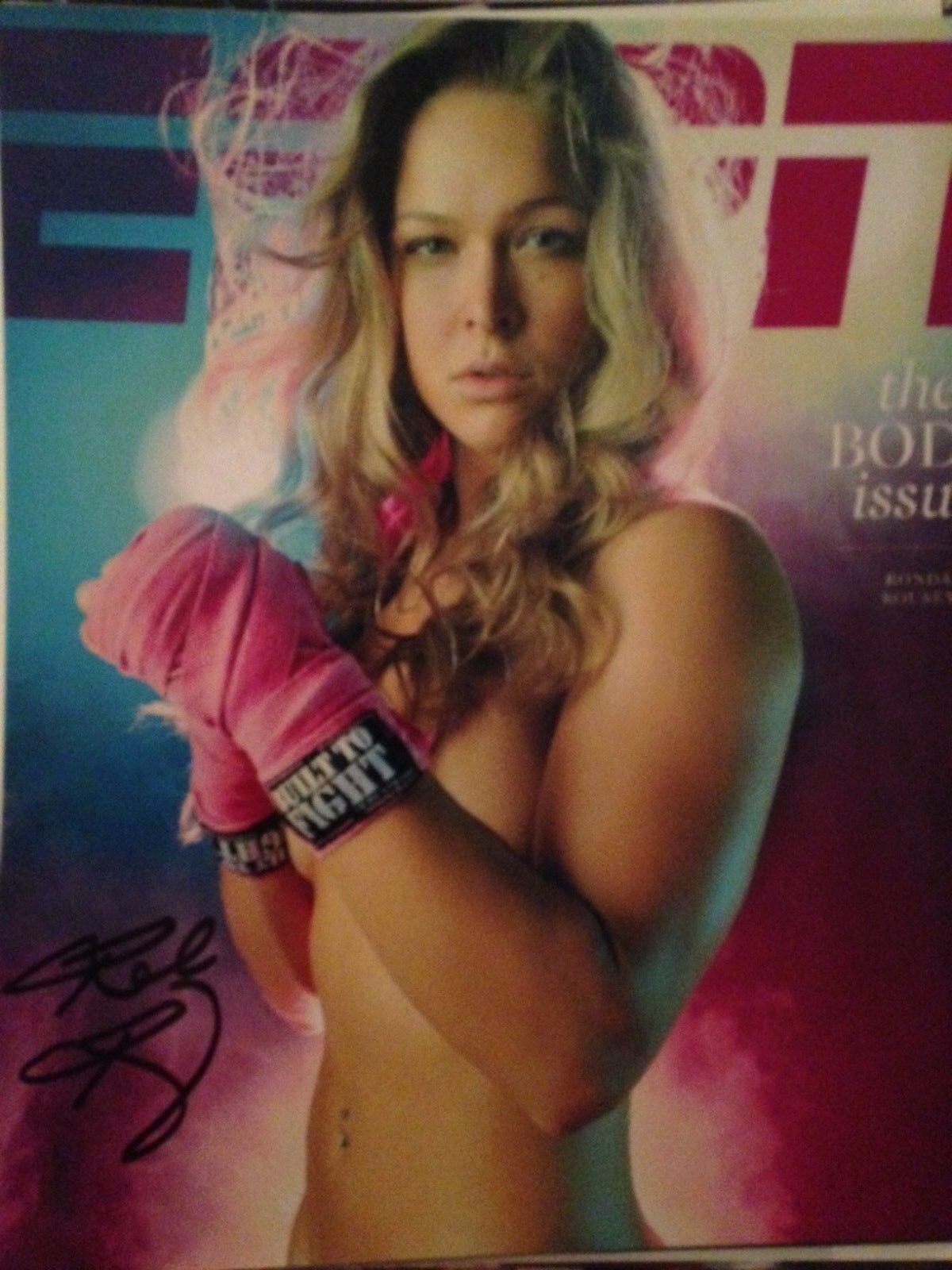 Ronda Rousey signed autographed 8x10 Photo Poster painting UFC Expendables