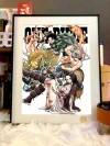 Demon Slayer Style Straw Hat Crew Decorative Painting - Demon Slayer: Kimetsu No Yaiba ONE PIECE - Xingkong Studio