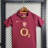 2005-2006 KIDS Retro Arsenal Home Football Shirt 1:1 Thai Quality
