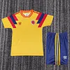 1990 Retro Colombia National Home Football Shirt 1:1 Thai Quality Kids Size love fball