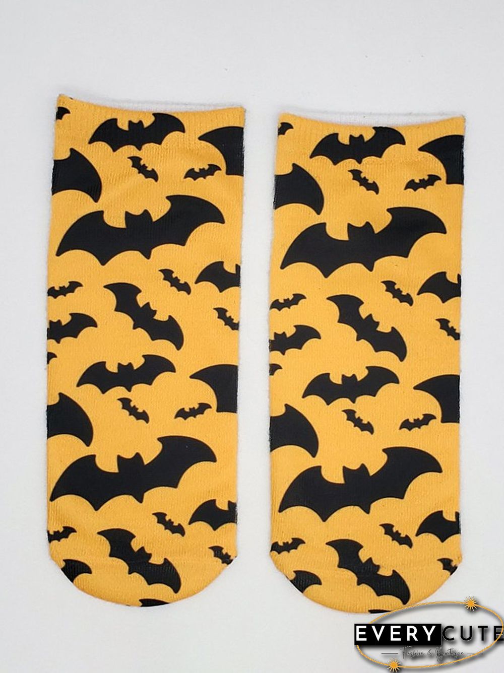 Women Street All Season Halloween Cotton Printing Party Standard Ankle Socks Regular Socks