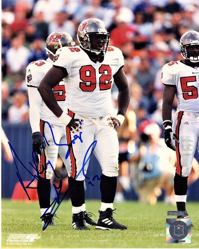 Anthony McFarland Signed Tampa Bay Buccaneers - Bucs 8x10 Photo Poster painting with BOOGER