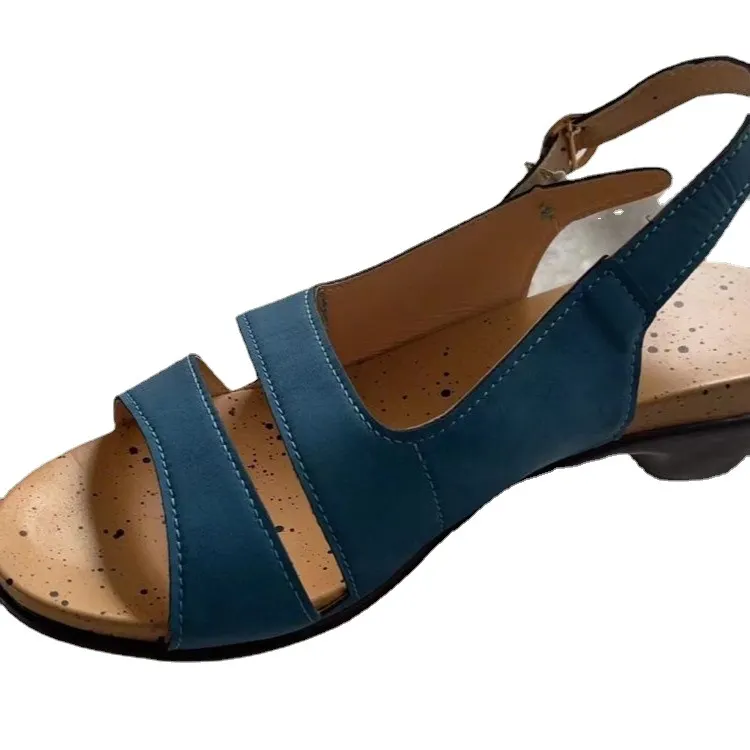Breakj Breakj Large-Size Women's Slope Sandals Low Heel Spring Summer Casual Women's Shoes