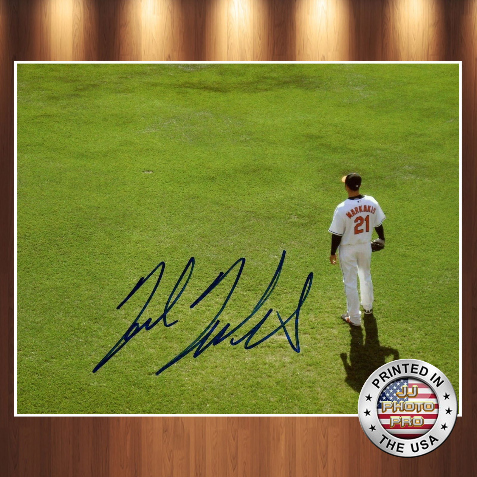 Nick Markakis Autographed Signed 8x10 Photo Poster painting (Orioles) REPRINT