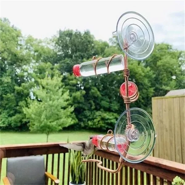 Tube Hummingbird Feeder for Window