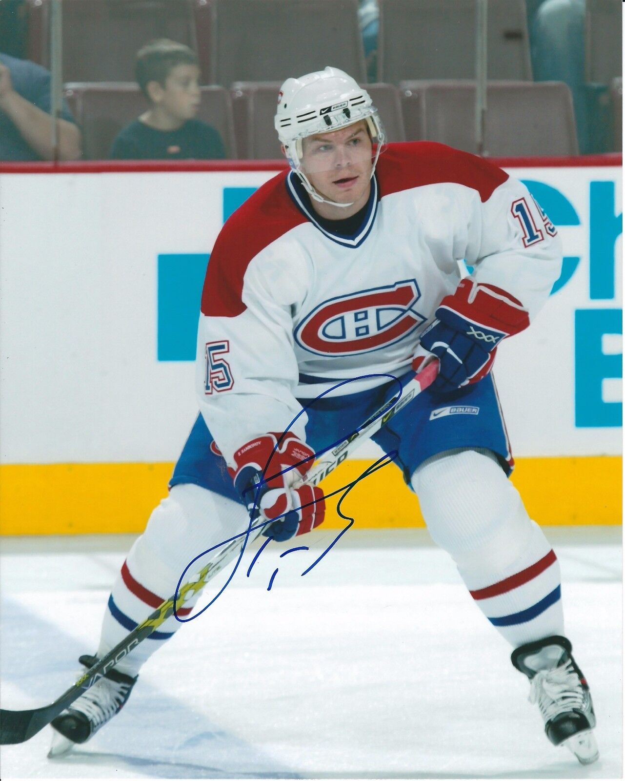 Autographed SERGEI SAMSONOV Montreal Canadiens 8x10 Photo Poster painting - COA