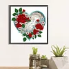 >SALE<5D DIY Partial Special Shaped Drill Diamond Painting Kit Heart Home Decoration