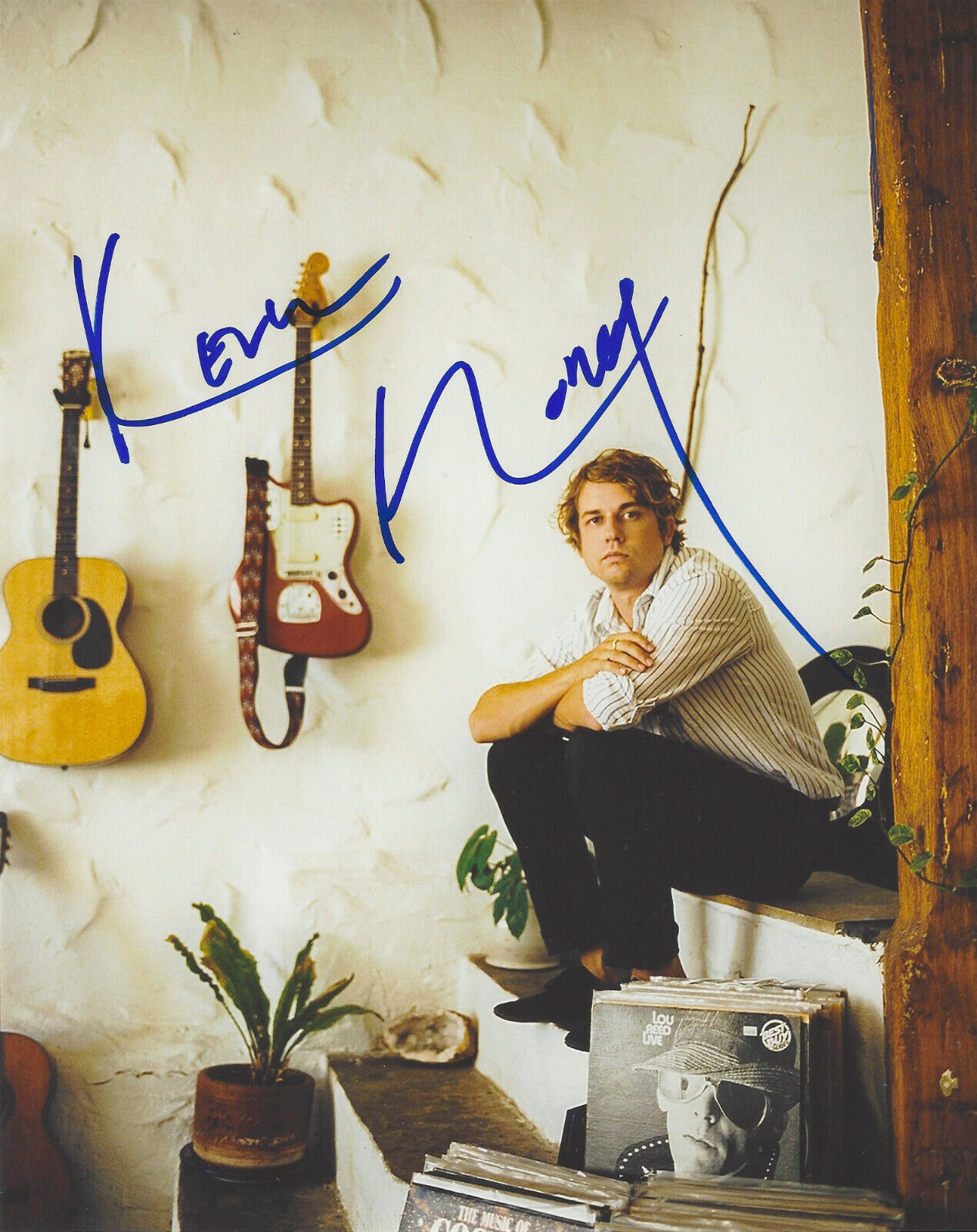 SINGER KEVIN MORBY SIGNED AUTHENTIC 8X10 Photo Poster painting w/COA WOODS OH MY GOD PROOF