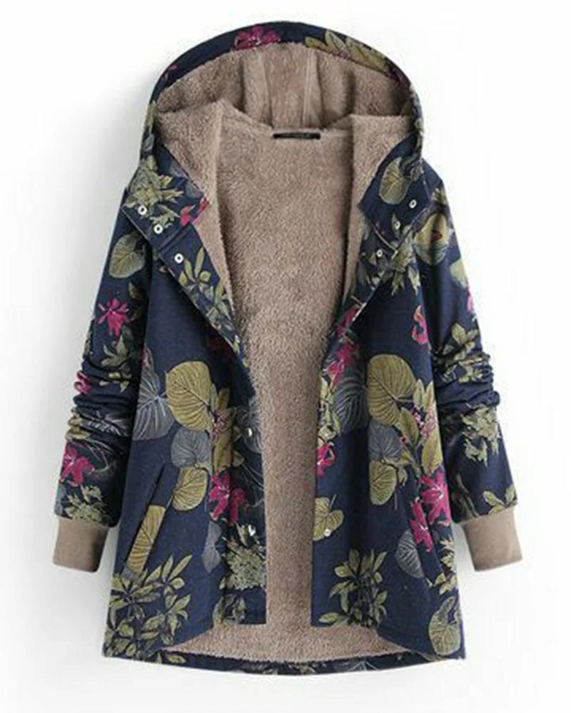 Women's Fashion Creative Printed Coat12