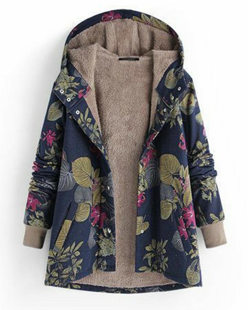 Women's Fashion Creative Printed Coat12