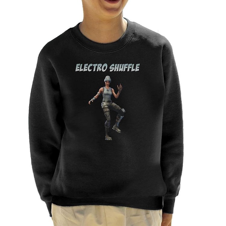 Fortnite Emotes Electro Shuffle Kid's Sweatshirt