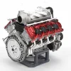 V8 Engine Model Kit for Capra VS4-10 Pro, DIY Simulation Internal Combustion Engine Assembly Model - Build Your Own V8 Engine That Works