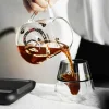 DW Double-Layer Glass Coffee Cup hHand-Brewed Coffee Tasting And Smelling Cup Ltalian Espresso Cup Glass Cup