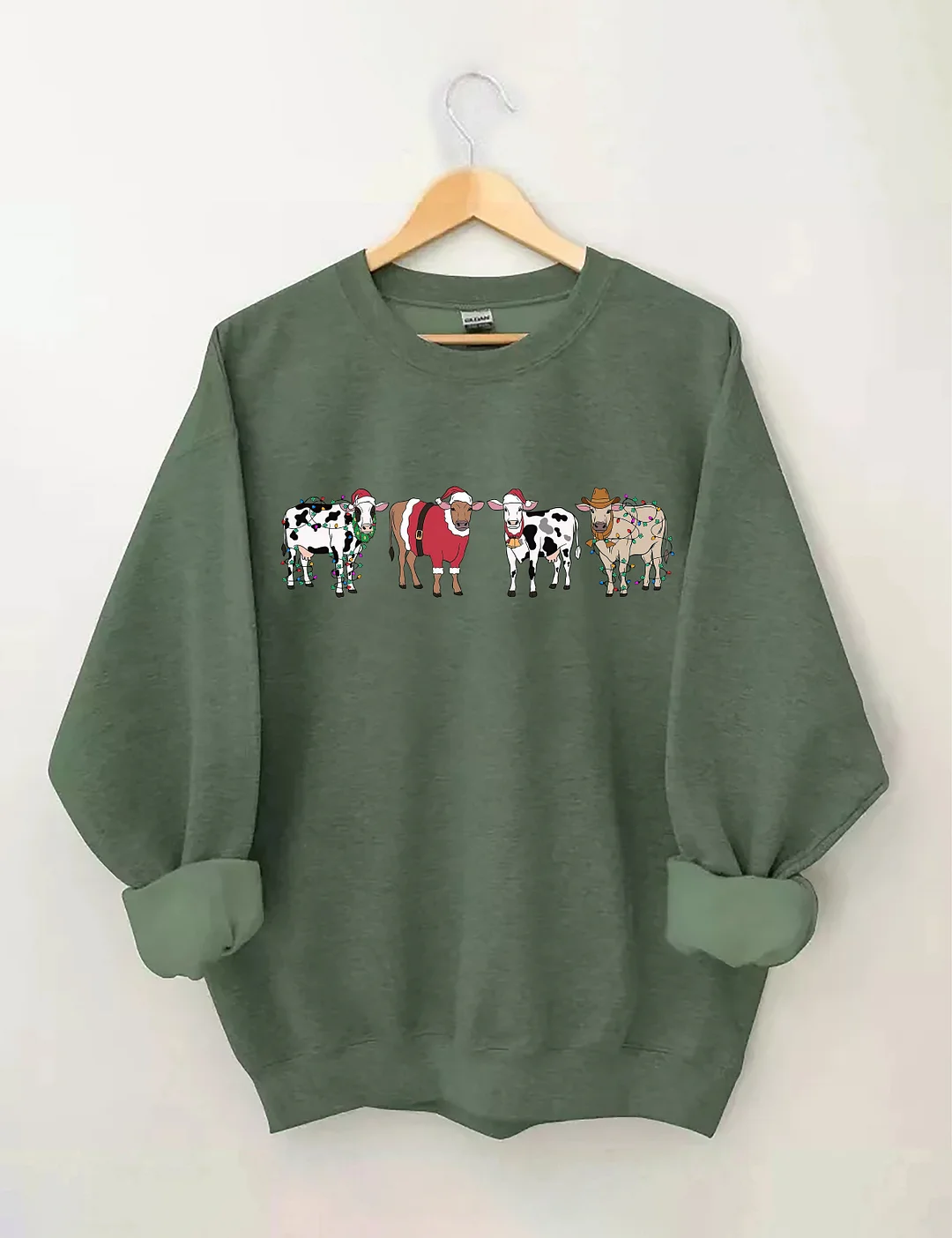 Cow Lover Christmas Sweatshirt