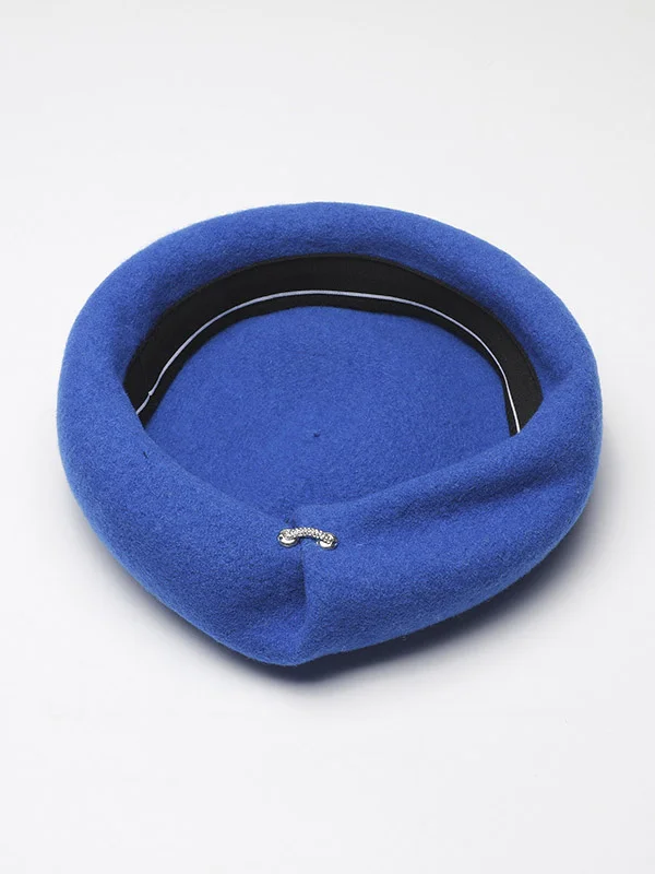 Vintage Wool Solid Color Beret Hat