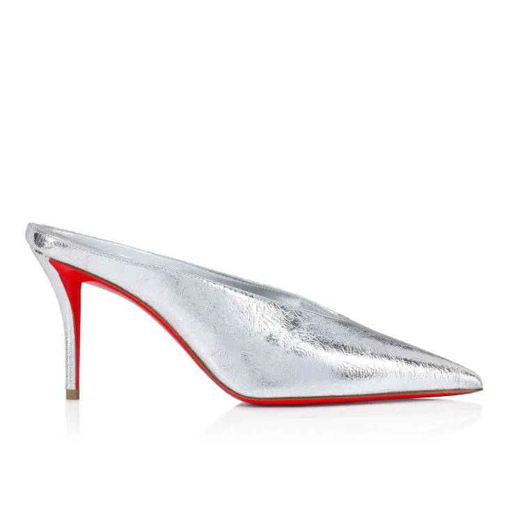 95mm Pointed Toe High Heel Red Bottoms Pumps Prom Shoes Sandals-vocosishoes