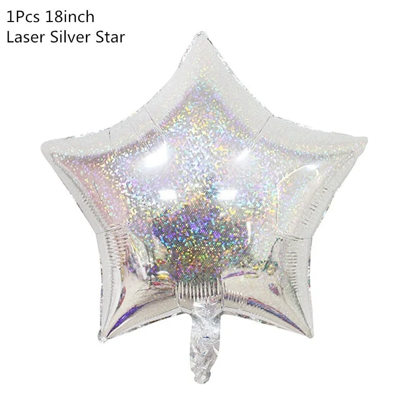 Outer Space Party Astronaut Rocket Ship Foil Balloons Galaxy/Solar System Theme Party Boy Kids Birthday Party Decoration Favors