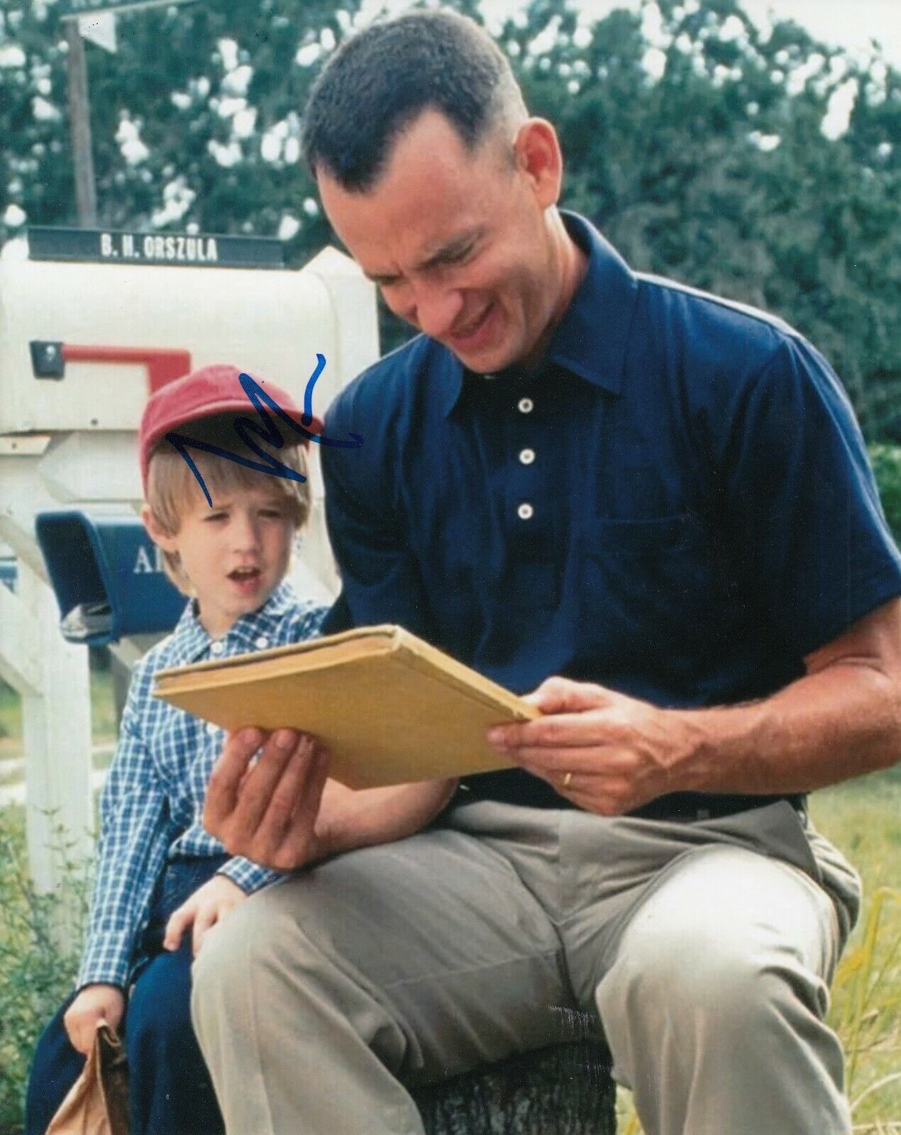 HALEY JOEL OSMENT signed (FORREST GUMP) Movie 8X10 Photo Poster painting Forrest Junior W/COA #1