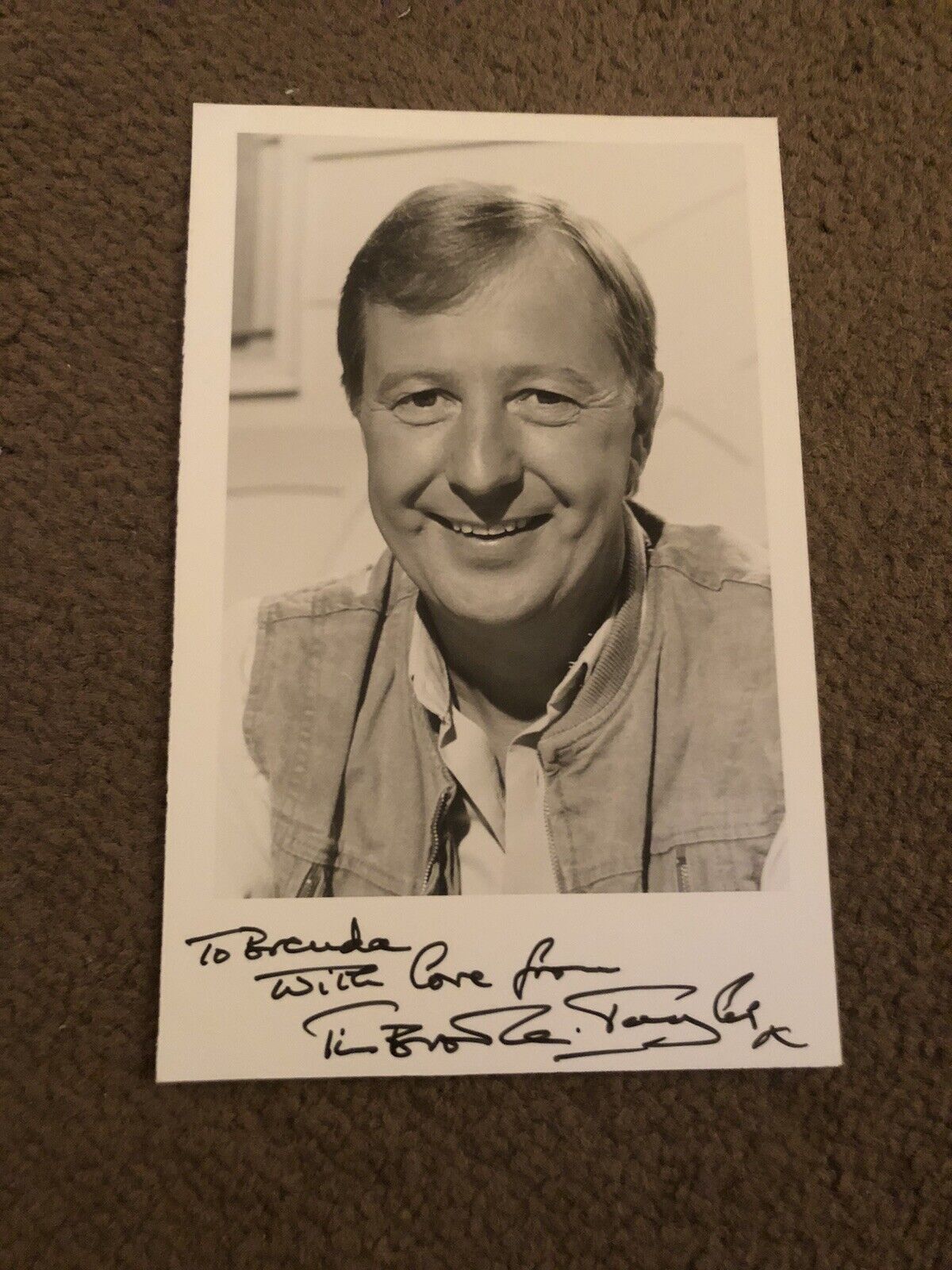 TIM BROOKE TAYLOR (THE GOODIES) SIGNED Photo Poster painting