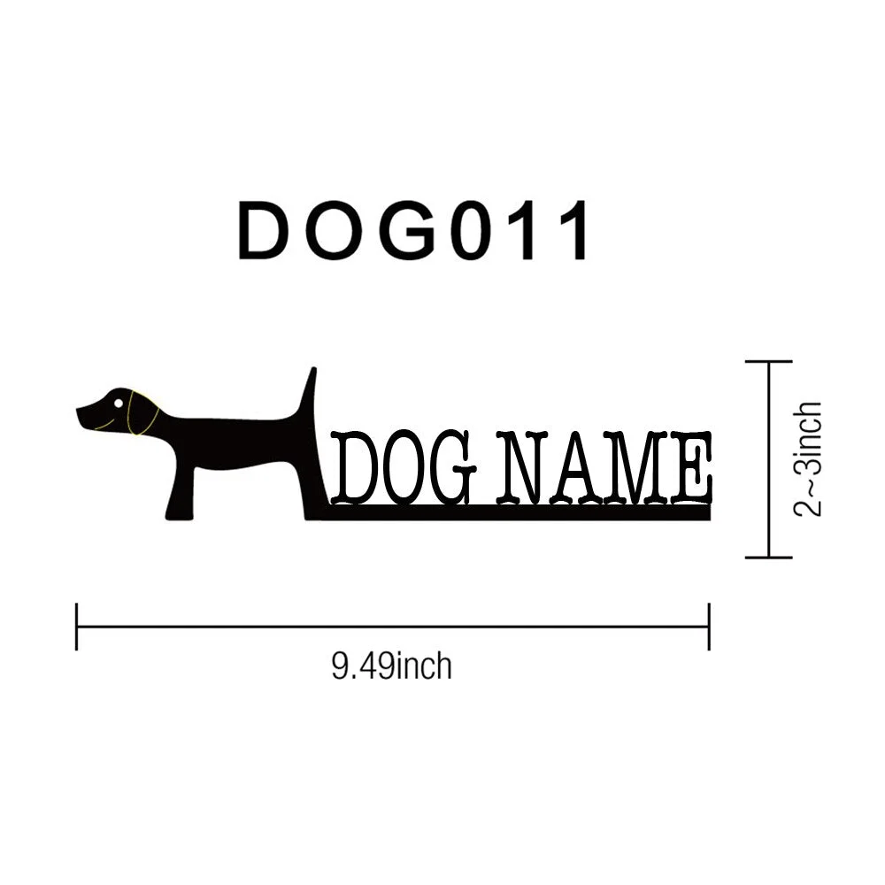 Customizable Dog Wood Names Figurines Home Decor Personalized Puppy Carved Ornament For Home Decoration Modern