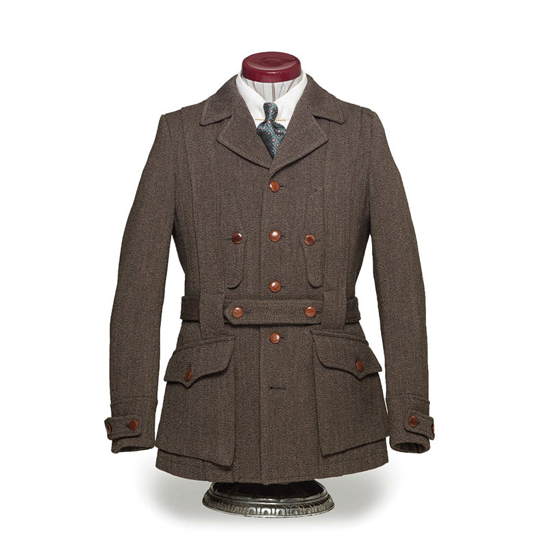 Herringbone Tweed Norfolk Jacket