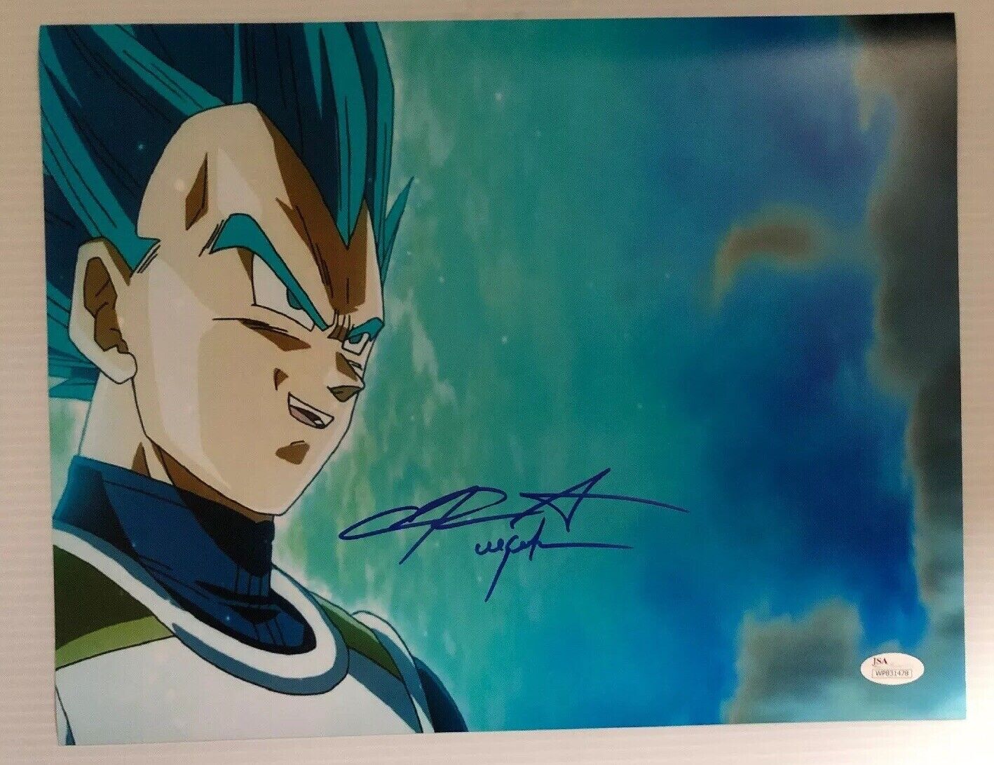 Chris Sabat Signed Autographed 11x14 Photo Poster painting Dragon Ball Z Vegeta JSA COA 37