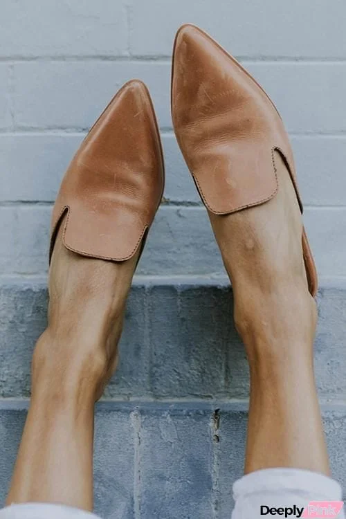 Point Toe Flat Mules