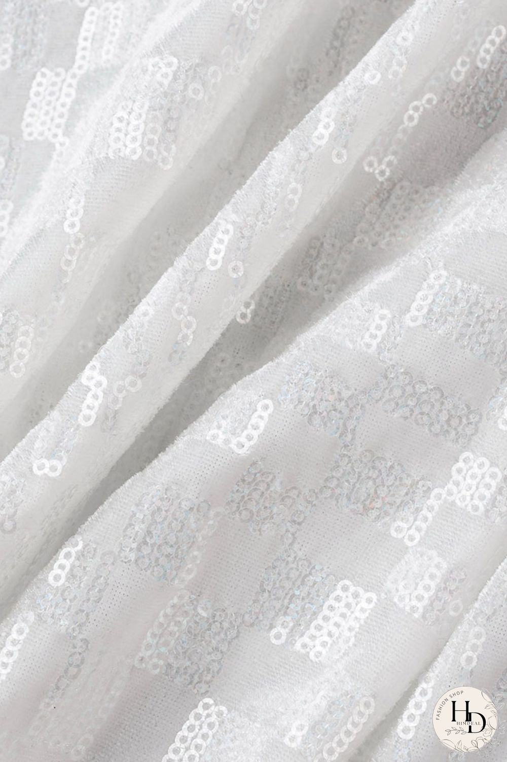 White Sexy Solid Sequins Patchwork Half A Turtleneck Pencil Skirt Dresses