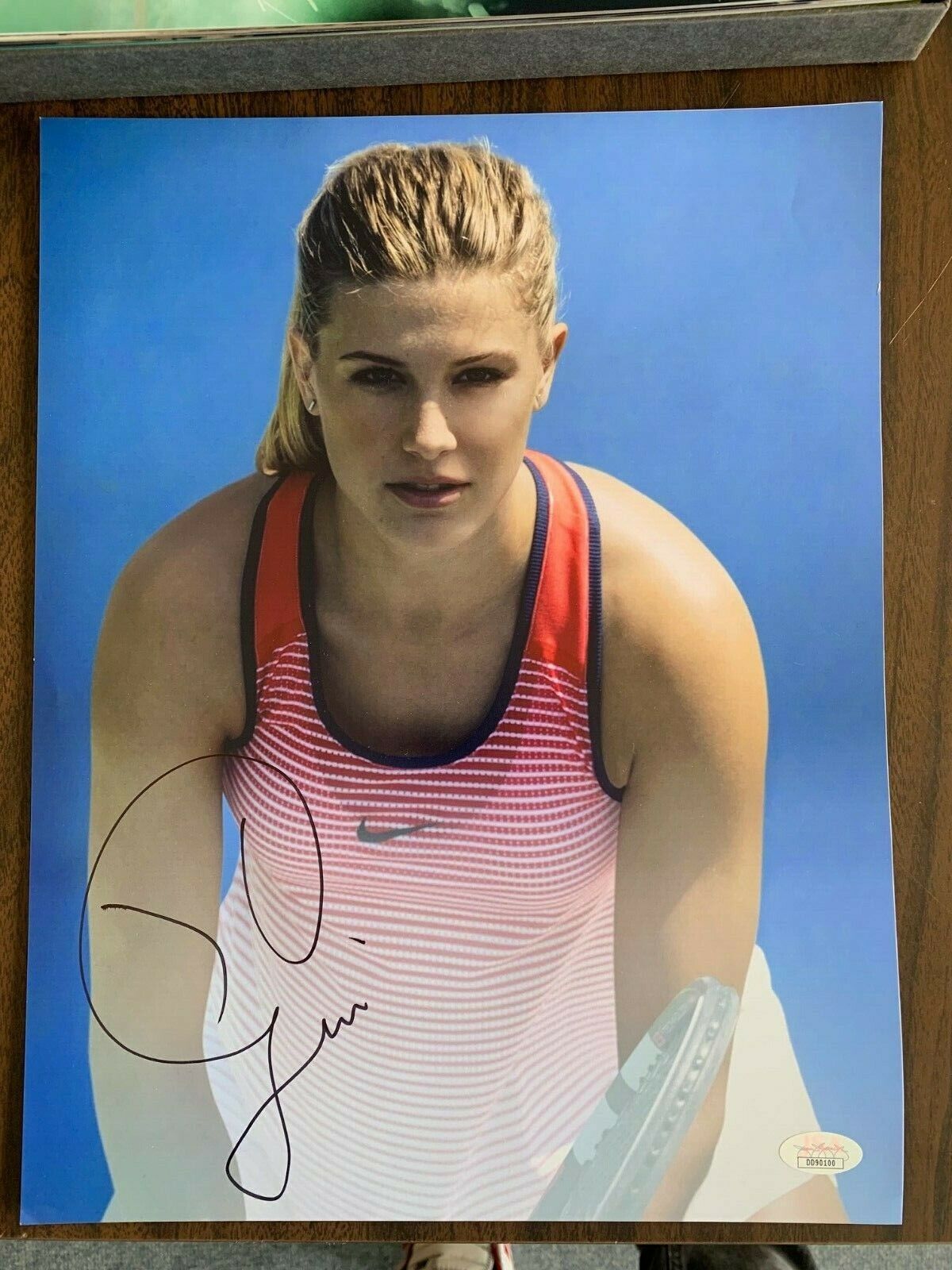 Eugenie Bouchard Autographed Signed 11x14 Photo Poster painting JSA COA