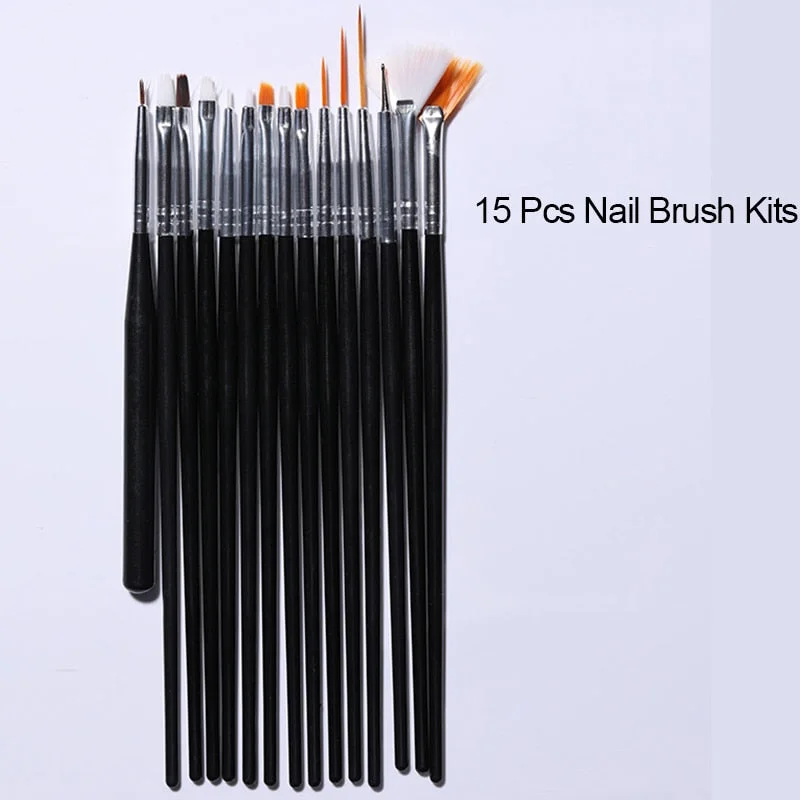 3/5/7/10PCS Multi-Styles Nail Wood Sticks Nail Dotting Pen Nail Brush Kits Nail Art Rhinestones Gems Picking Pen Nail Art Tools-Nail Inspo