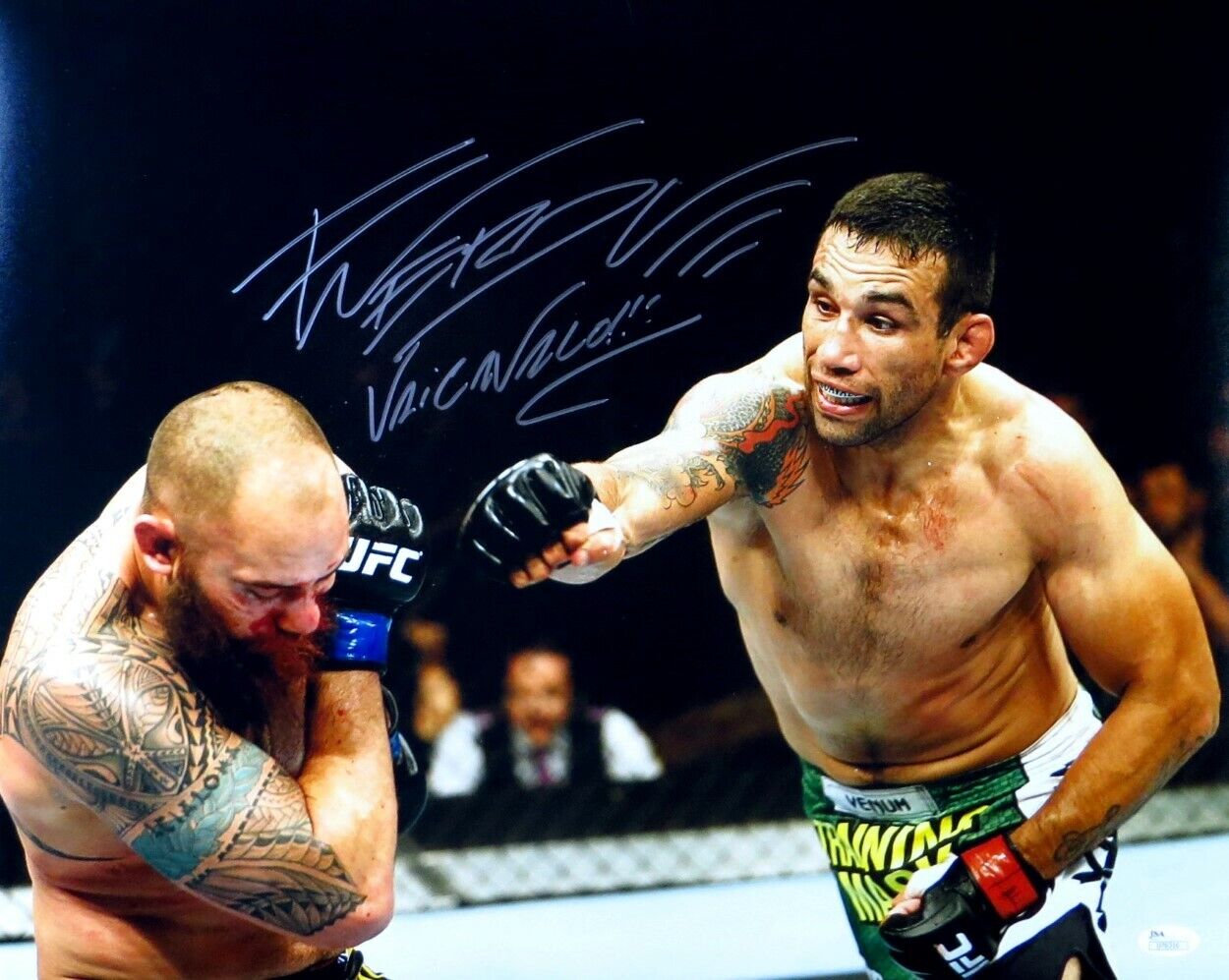 Fabricio Werdum Signed Autographed 16X20 Photo Poster painting UFC Champ Action Shot JSA