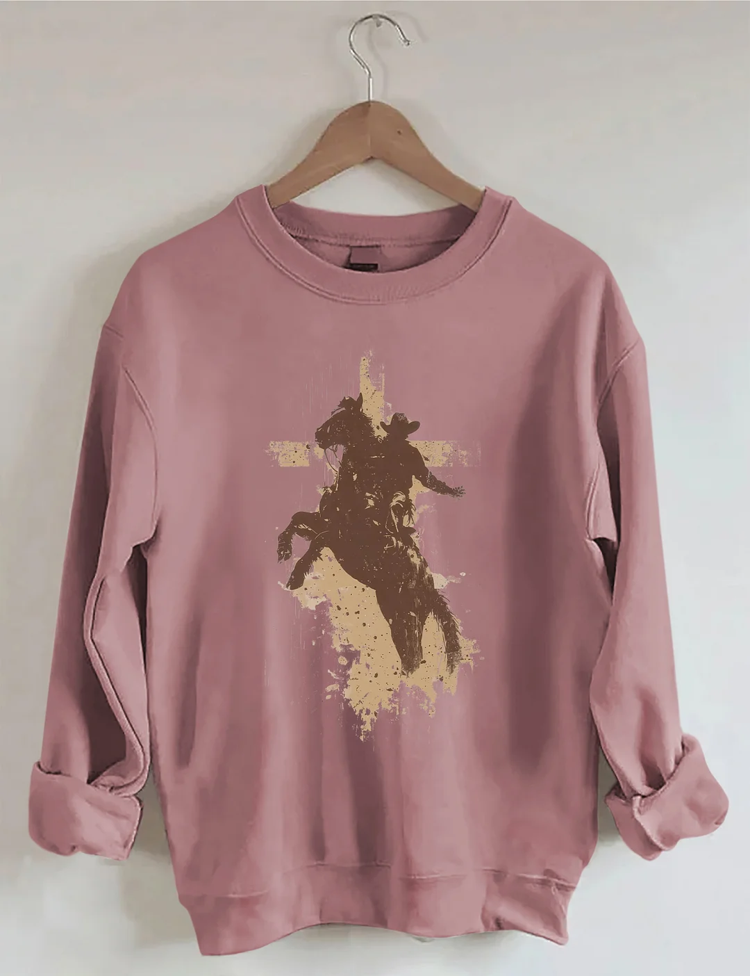 Western Christian Cowboy Sweatshirt