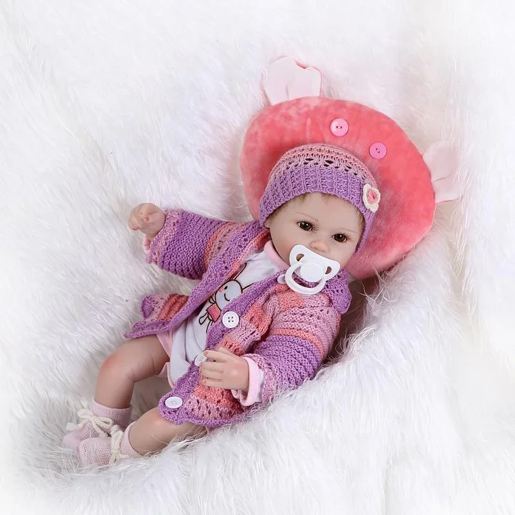  16 inch Little Paige Reborn Baby Doll Girl - RSDP-Rebornbabypuppen-Rebornbabypuppen.de
