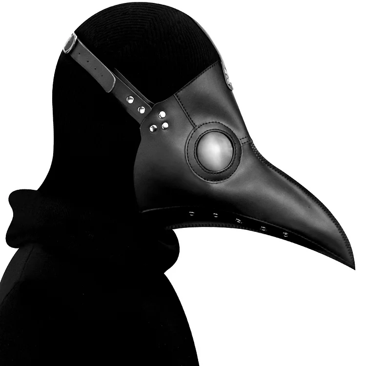 Halloween Plague Doctor Mask with Long Beak Cosplay
