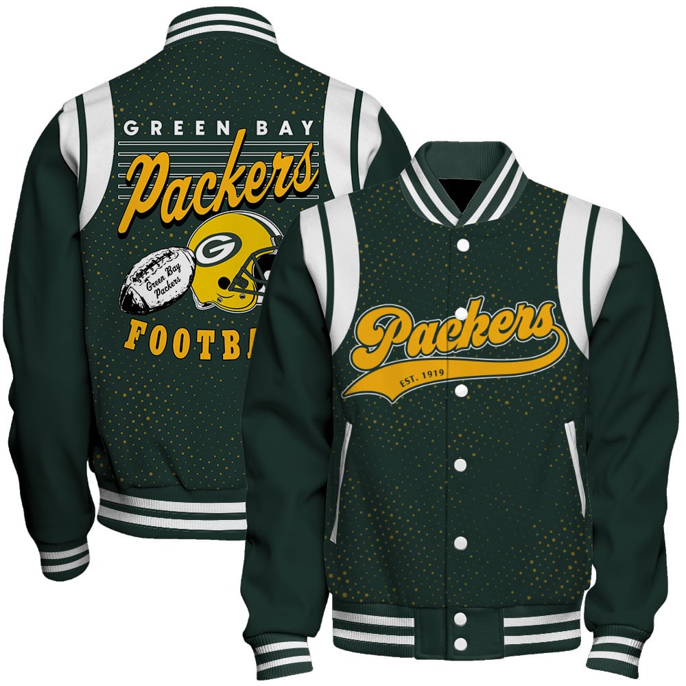 Green Bay Packers National Football League 2024 Make Your Mark Unisex Varsity Jacket