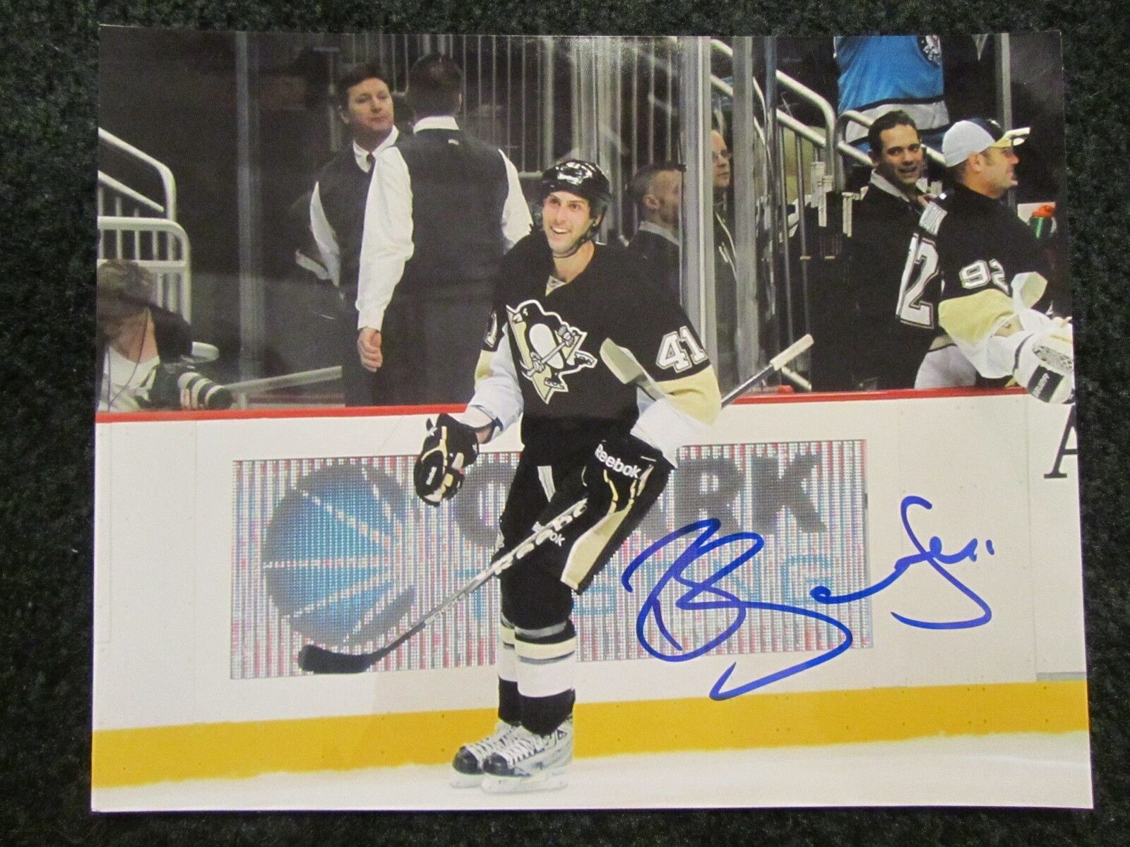 Robert Bortuzzo AUTOGRAPH Photo Poster painting PITTSBURGH PENGUINS signed 8x10 COA