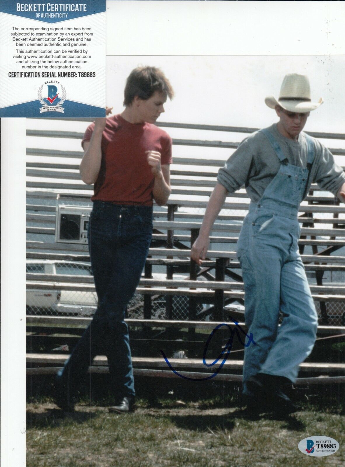 KEVIN BACON signed (FOOTLOOSE) Movie 8X10 Photo Poster painting autographed *REN* BECKETT T89883